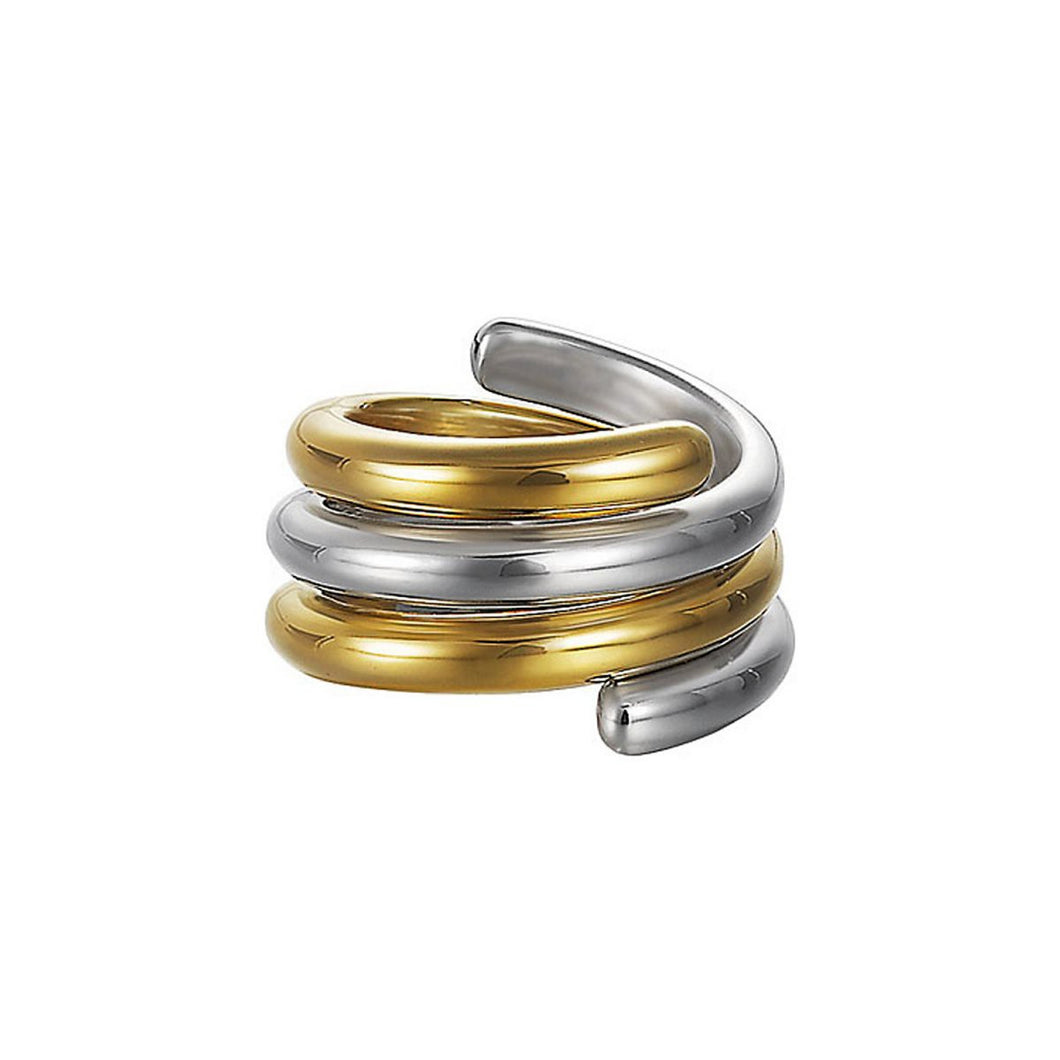 Esprit Damen Ring Silber Bicolor Swiveled ESSE90969A180-1