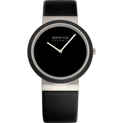 Bering Herren Uhr Armbanduhr Slim Ceramic - 10736-442-1 Leder