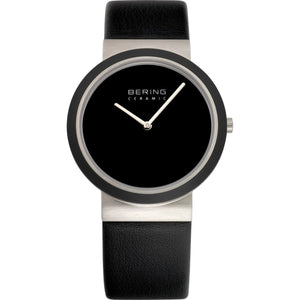 Bering Herren Uhr Armbanduhr Slim Ceramic - 10736-442-1 Leder