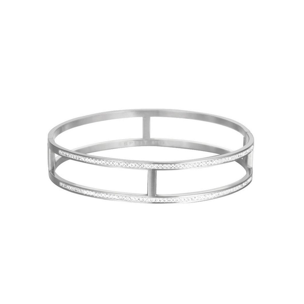 Esprit Damen Armband Armreif Edelstahl JW50218 Silber ESBA11176A600