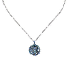 Laden Sie das Bild in den Galerie-Viewer, Konplott Halskette Ballroom blue antique silver