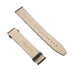 Ingersoll Ersatzband für Uhren Leder schwarz Kroko 21 mm XL
