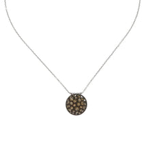 Laden Sie das Bild in den Galerie-Viewer, Konplott Halskette Collier Orchid Hybrid beige crystal golden shadow silber
