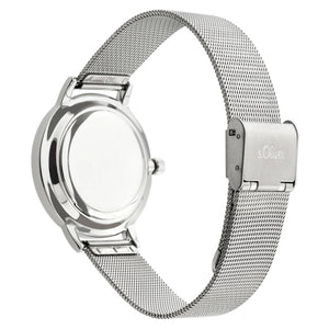 s.Oliver Damen Uhr Armbanduhr Edelstahl SO-3640-MQ