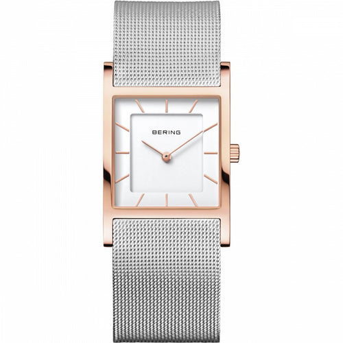 Bering Damen Uhr Armbanduhr Slim Classic 10426-066-S Meshband