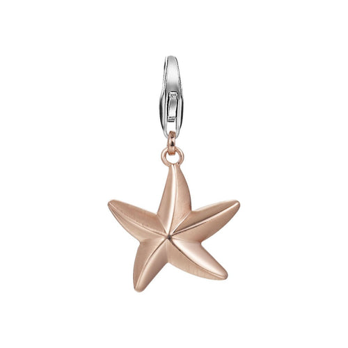 Esprit Anhänger Charms Silber Rosé Sea Star Seestern ESCH91582A000