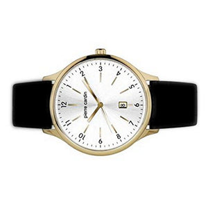 Pierre Cardin Herren Uhr Armbanduhr LES HALLES Leder PC902131F03