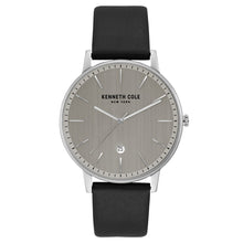 Laden Sie das Bild in den Galerie-Viewer, Kenneth Cole New York Herren-Armbanduhr Analog Quarz Leder KC50009001
