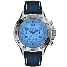 Laden Sie das Bild in den Galerie-Viewer, Nautica Herren Uhr Armbanduhr NAI19535G Leder