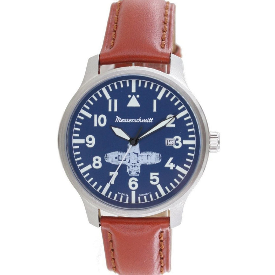 Aristo Herren Messerschmitt Uhr Boxer-Uhr ME-BOXER2 Leder