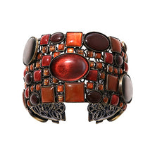 Laden Sie das Bild in den Galerie-Viewer, Konplott Armband Armreif Checks Oval brown