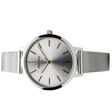 Laden Sie das Bild in den Galerie-Viewer, Bering Damen Uhr Armbanduhr Classic - 13434-001 Meshband