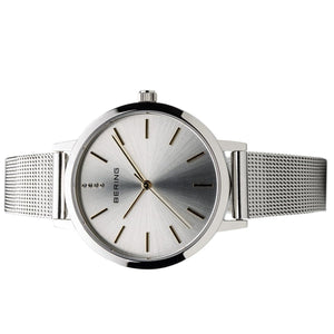 Bering Damen Uhr Armbanduhr Classic - 13434-001 Meshband