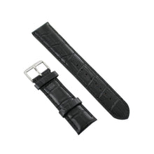 Laden Sie das Bild in den Galerie-Viewer, Ingersoll Ersatzband für Uhren Leder schwarz Kroko Dornschließe SI 22 mm