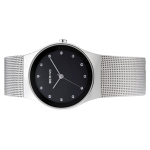 Bering Damen Uhr Armbanduhr Slim Classic - 12927-002 Meshband