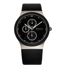 Laden Sie das Bild in den Galerie-Viewer, Bering Herren Uhr Armbanduhr Slim Ceramic - 32139-442 Leder