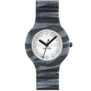 Hip Hop Uhr Silikonuhr Animalier small HWU0358 zebra