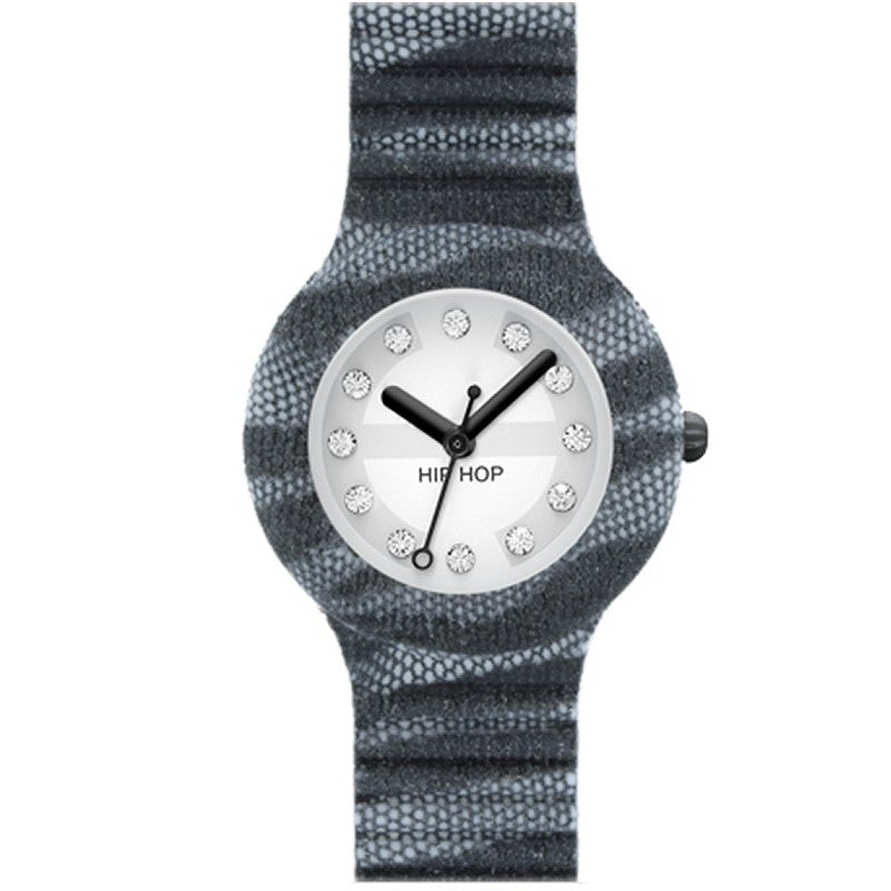 Hip Hop Uhr Silikonuhr Animalier small HWU0358 zebra