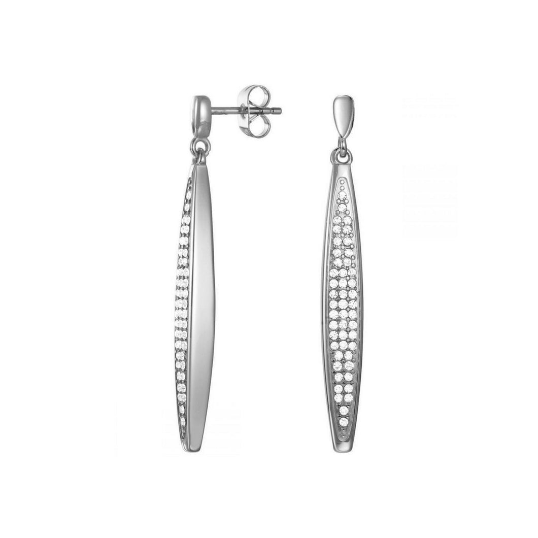 Esprit Damen Ohrringe Edelstahl Silber Zirkonia Exclusive ESER13028A000