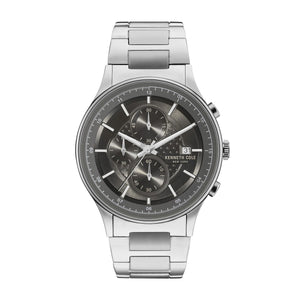 Kenneth Cole New York Herren Uhr Armbanduhr Chrono Edelstahl KC15101001