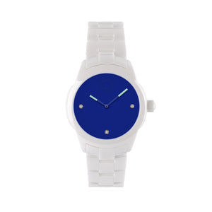 KRAFTWORXS Damen Uhr Armbanduhr Full Moon Keramik Kristalle FML 2BL|BL S