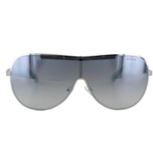 Laden Sie das Bild in den Galerie-Viewer, Guess Unisex Sonnenbrille GU5200-10C-0 Silver / Blue Mirror