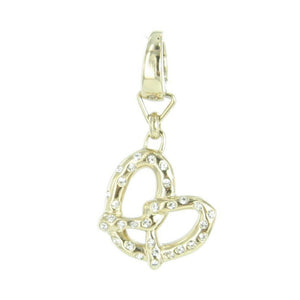 Fossil Anhänger Charms JF00303710 Brezel gold Strass