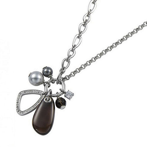 Fossil Kette JF84422 Charms Perle Strass