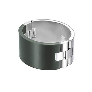 Joop Damen Armreif Edelstahl Silber Grün PIECES JPBA10091A580-1