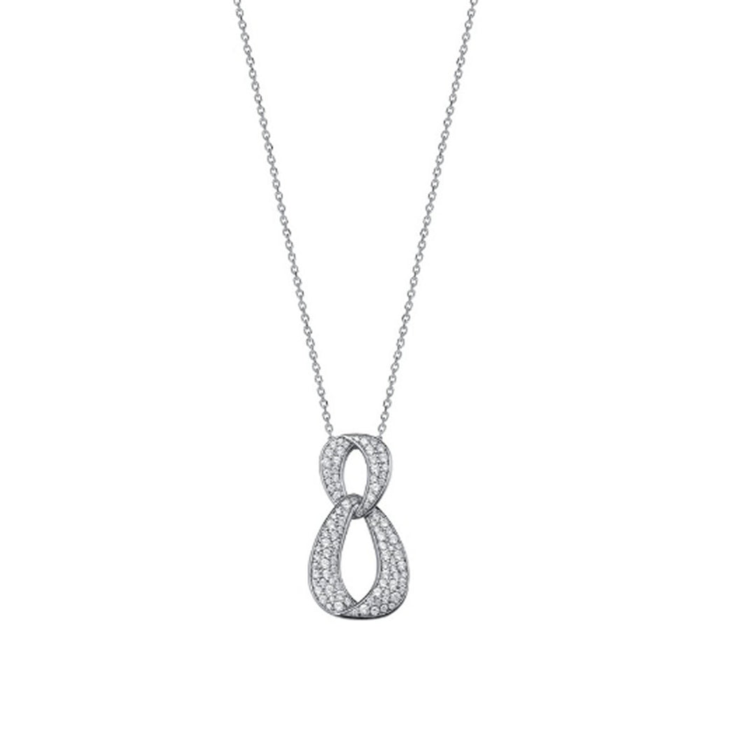 Joop Damen Kette Halskette Silber Zirkonia Mila JPNL90645A420