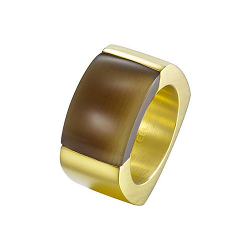 Joop Damen Ring Edelstahl gold MARVELOUS JPRG10614B1