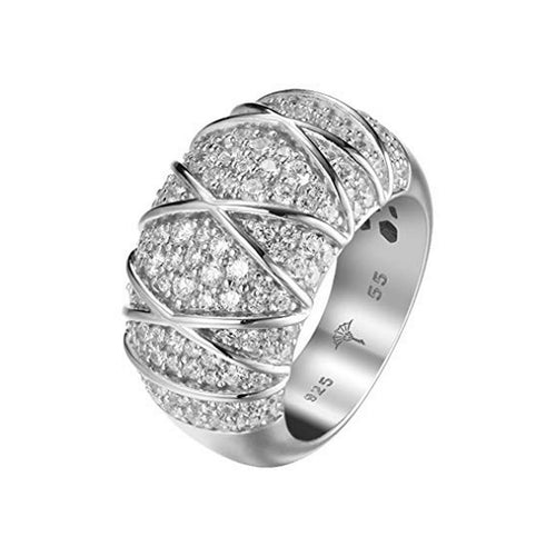 Joop Damen Ring Silber Rosé Zirkonia MOSAICS JPRG90724A