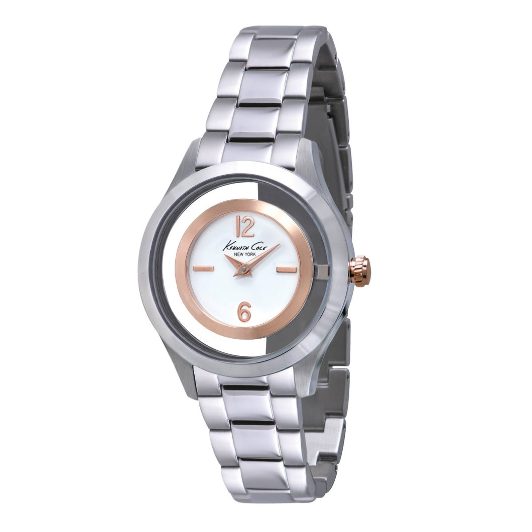 Kenneth Cole New York Damen-Armbanduhr Analog Edelstahl KC4910