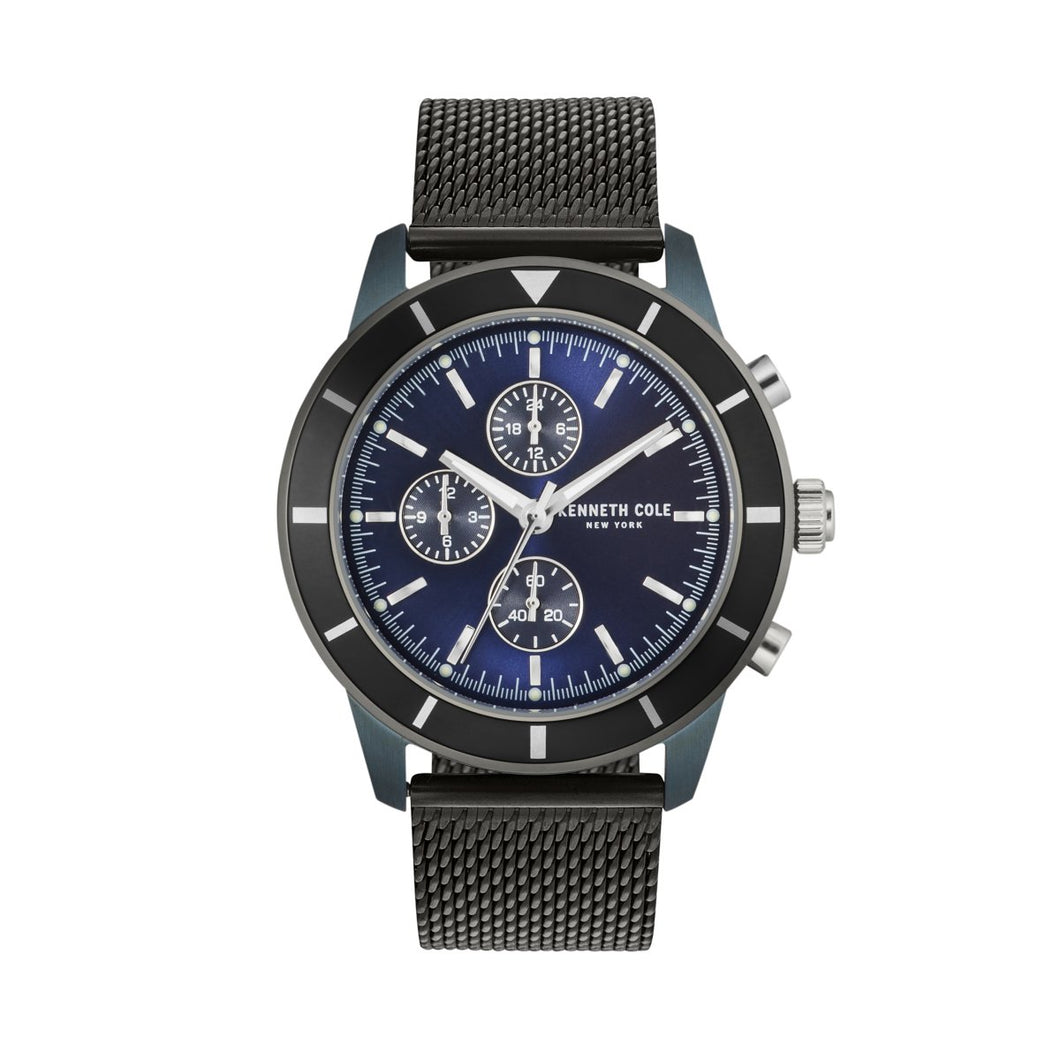 Kenneth Cole New York Herren Uhr Armbanduhr Edelstahl KC50573001
