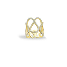 Laden Sie das Bild in den Galerie-Viewer, Kurshuni Ring Infinity Silber KR378-6
