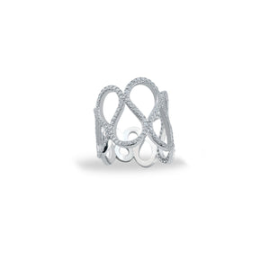 Kurshuni Ring Infinity Silber KR378-6