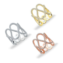 Laden Sie das Bild in den Galerie-Viewer, Kurshuni Ring Infinity Silber KR378-6