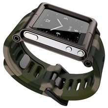 Laden Sie das Bild in den Galerie-Viewer, TikTok Multi-Touch Armband Sportarmband LTGMT-005 Silikon grün / grau