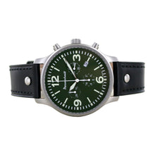 Laden Sie das Bild in den Galerie-Viewer, Aristo Herren Messerschmitt Uhr Fliegeruhr Chronograph ME-3H204L Leder