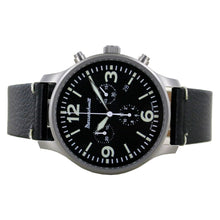 Laden Sie das Bild in den Galerie-Viewer, Aristo Herren Messerschmitt Uhr Fliegeruhr Chronograph ME-3H205L Leder