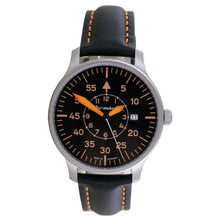 Laden Sie das Bild in den Galerie-Viewer, Aristo Herren Messerschmitt Uhr Fliegeruhr Pilot - ME-420PL Leder