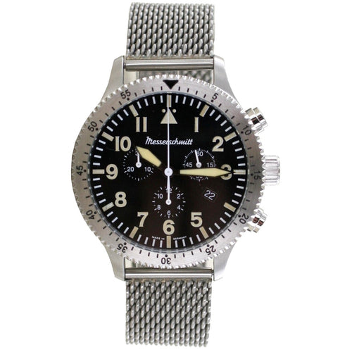 Aristo Herren Messerschmitt Uhr Chronograph Fliegeruhr ME-5030MVintage