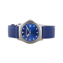 Laden Sie das Bild in den Galerie-Viewer, Aristo Herren Messerschmitt Uhr Fliegeruhr ME-99BL Leder blau