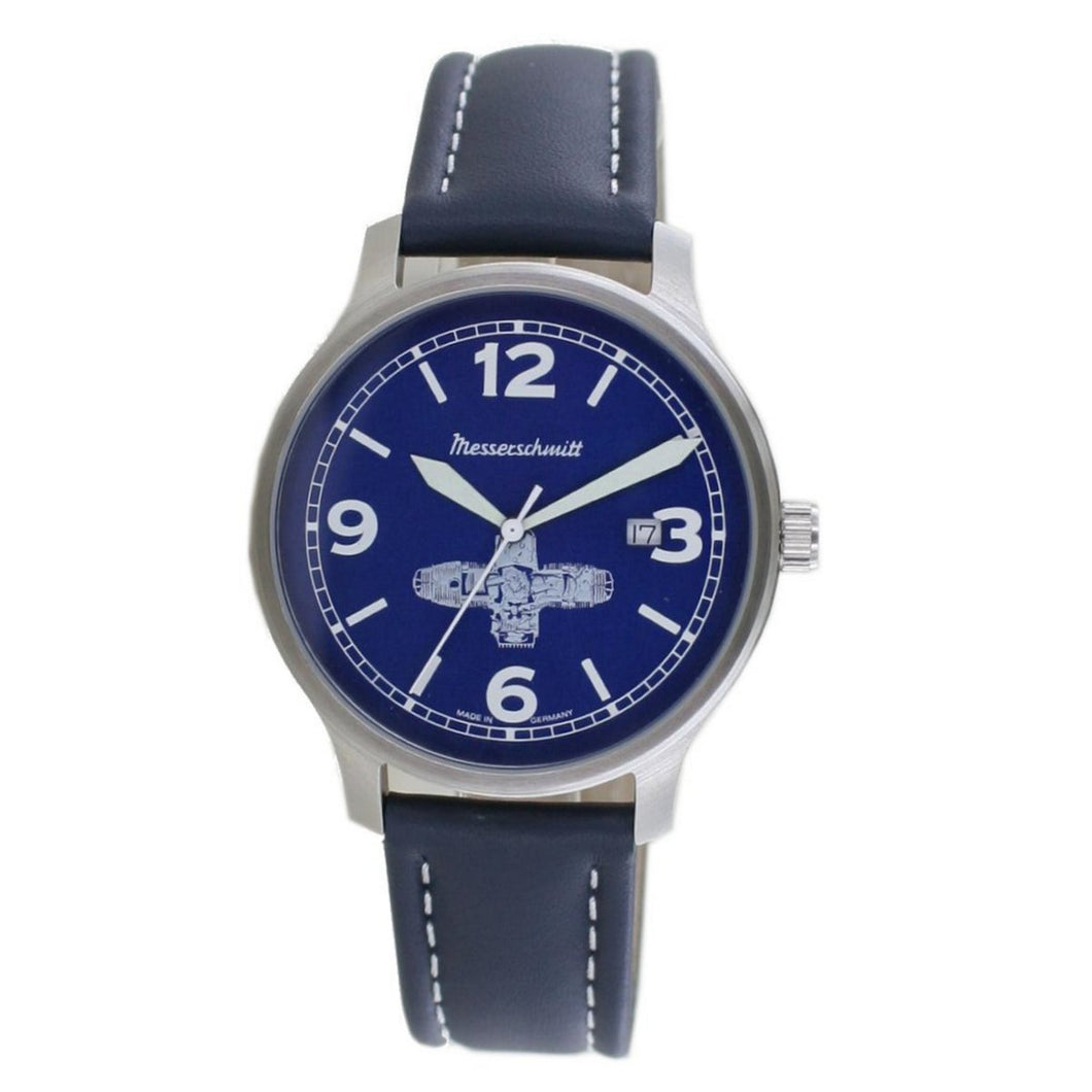 Aristo Herren Messerschmitt Uhr Boxer-Uhr ME-Boxer8 Leder