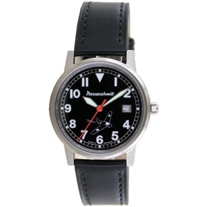 Aristo Unisex Messerschmitt Uhr Fliegeruhr - Komet 80 Jahre - ME163-80-6 Leder