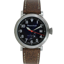 Laden Sie das Bild in den Galerie-Viewer, Aristo Herren Messerschmitt Uhr Fliegeruhr Komet ME-163BL Leder