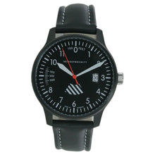 Laden Sie das Bild in den Galerie-Viewer, Aristo Herren Messerschmitt Uhr Fliegeruhr ME-42ALTI-L Leder