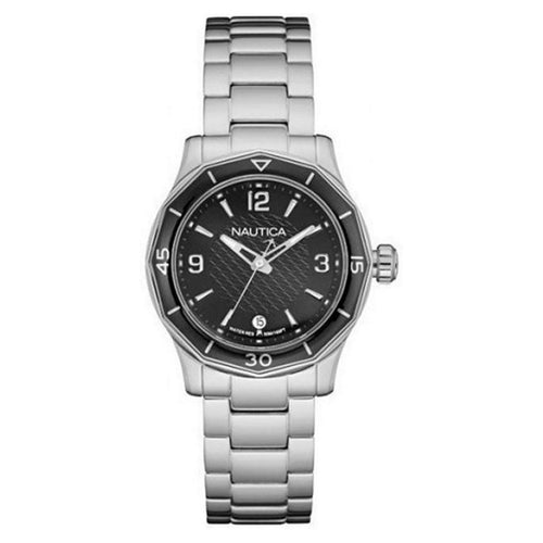 Nautica Damen Uhr Armbanduhr NAD16531L Edelstahl