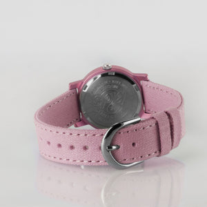 JACQUES FAREL Öko Kinder-Armbanduhr Analog Quarz Mädchen ORG 0635 rosa