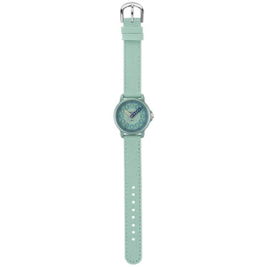 JACQUES FAREL Öko Kinder-Armbanduhr Analog Quarz Mädchen ORGT 1113 Mint Grün